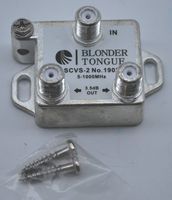 FYL NEW BLONDER TONGUE 2-WAY 5-1000MHZ CABLE TV SPLITTER SCVS-2 CATV GROUNDING BOLT