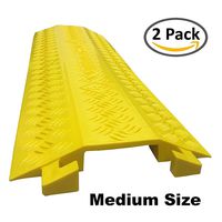 Drop Trak Cable & Hose Protector - Medium - Yellow - 2 Pack