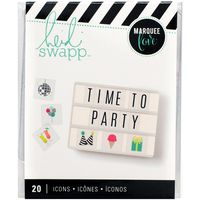 Heidi Swapp 315014 Accessory Lightbox-Icons-Party (20 Piece)