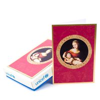 Hallmark UNICEF Boxed Christmas Cards, Madonna and Child (16 Cards and 17 Envelopes)
