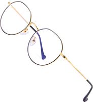 ATTCL Unisex Blue Light Blocking Glasses Anti Blue Ray Computer Game Glasses 1903-Gold