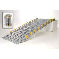 Roll-A-Ramp Roll-Away Aluminum Loading Ramp - 1,000-Lb. Capacity, 7ft.L x 30in.W, Model Number A13006A19