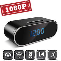 WiFi Hidden Camera 1080P Spy Camera, Hidden Camera Clock WiFi Spy Camera Clock, Nanny Camera Motion Detection Loop Recording Home Office Security Surveillance