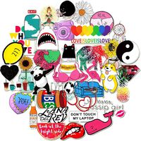 VSCO Girls Stickers for Hydro Flask Water Bottles,| Big 46-Pack |,Waterproof,Aesthetic Decals for Teens,Girls,Laptop,Phone,Travel Extra Durable 100% Vinyl