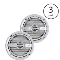 Sony XS-MP1611 6.5" 140 Watt Dual Cone Marine Speakers Stereo, Pair (3 Pack)