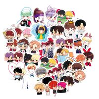 Teblacker BTS Car Sticker, Kpop Bangtan Boys Waterproof Vinyl Sticker Decals for Car Motorcycles Bicycle Skateboard Laptop MacBook iPad and More(58 Piece)