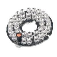 uxcell® CCD CCTV Camera 5mm Red 36-LED Lamp 80 Degree IR Infrared Board