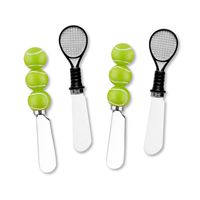 Wine Things Tennis Resin Cheese Spreaders Set of 4