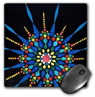 3dRose LLC 8 x 8 x 0.25 Inches Gemstone Mosaic Mandala Mouse Pad (mp_14310_1)