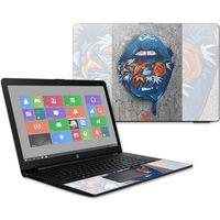 Mightyskins Skin Compatible with Hp 17t Laptop 17.3" (2017) - Blue Lips | Protective, Durable, and Unique Vinyl Decal Wrap Cover | Easy to Apply, Remove, and Change Styles | Made in The USA