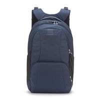 Pacsafe Metrosafe LS450 25 Liter Anti Theft Laptop Backpack - with Padded 15" Laptop Sleeve, Adjustable Shoulder Straps, Patented Security Technology (Deep Navy)