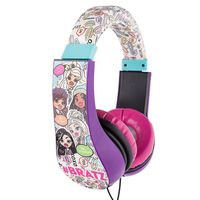 Bratz HP2-04034 Kid Safe Over the Ear Headphones w/ Volume Limiter, by Sakar