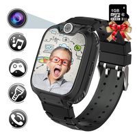 Kids Smart Watch - HD Touch Screen Sports Smartwatch Built in SD Card Two-Way Call Camera Games Recorder Alarm Clock Music Player Calculator for Birthday Gift Toys Children Boys Girls (01 X9Black)