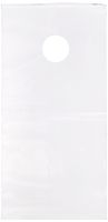 Uline 6" x 12" 1.5 mil Clear Doorknob Bags, 100 Pack, Literature Drop Bags (S-2176)