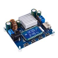 WHDTS DC Buck Boost Power Supply Module DC 5V-30V to DC 0.6V-30V 35W 4A CVCC Adjustable Automatic Step UP Down Voltage Converter LCD Display