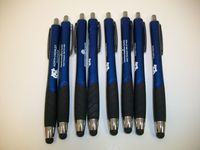 8 Lot Misprint Pens with Soft Tip Stylus / Pen Tip Combo for Touch Screen, Blue