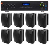 JBL VMA1120 Commercial/Restaurant 70v Bluetooth Mixer/Amplifier+8) Wall Speakers