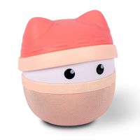 Portable Bluetooth Speaker Asimom Rhyme, Stereo Pairing Speaker, 15H Playing, High Definition Sound, Cute Wireless Speaker, Ideal Gift for Girls and Kids (Lotus Pink)