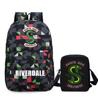 Man Woman Riverdale Laptop Backpack + Lunch box bag for Work Travel Office Outdoor
