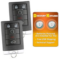 Discount Keyless Replacement Key Fob Car Remote Compatible with OUC6000066, 850K-6000066 (2 Pack)