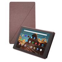 Fire HD 10 Tablet (64 GB, Plum, With Special Offers) + Amazon Standing Case (Plum) + 15W USB-C Charger