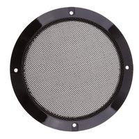 Refaxi 4 inch Speaker Cover Metal Mesh Grille Protection Decorative Circle Black