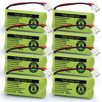 BAOBIAN BT183342 BT283342 2.4V 400mah Ni-MH Cordless Phone Battery Compatible with AT&T BT162342 BT-162342 BT166342 BT-166342 BT266342 BT-266342 BT-183342 BT-283342 VTech CS6329 CS6114 CS6419(8 Pack)