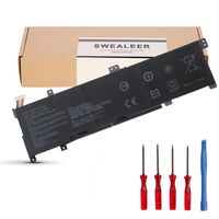 SWEALEER B31N1429 K501UX Battery Compatible with ASUS Vivobook 15.6 inch Replacement for K501UX-AH71 K501U K501UW K501L K501LX K501LB K501UB A501LB5200 K501LX-NH52 Laptop[11.4V 48Wh B31N1429]