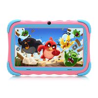 ZONKO Kids Tablet, 7" Android Tablet with WiFi and Bluetooth, 16GB Supported Micro SD Card, Kid-Proof Case (Pink)