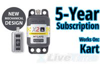 MyLaps X2 Transponder, Rechargeable, for Karting, includes 5-Year Subscription