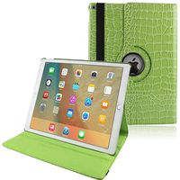 Case for iPad Air 2,TechCode New 360 Degrees Rotating Stand Smart Case Cover Polka Dot Pattern Case for iPad Air 2/iPad 6 9.7 inch