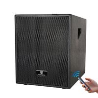 PRORECK Club B 12-Inch 3000 Watt 4-Channel Stereo DJ/Powered Subwoofer with Bluetooth/USB/SD Card/Mic Input/XLR Input/RCA Input& Output, Great for Home Theater/Concert/Club