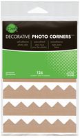 iCraft Decorative Photo Corners Self Adhesive, Kraft