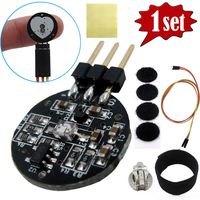 Tragoods Heart Rate Monitor Sensor for Arduino, Pulse Sensor Plug-in for Arduino, Pulse Sensor Pulsesensor Sensor Module