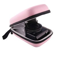 WERJIA Hard EVA Travel Case for PANASONIC LUMIX LX10/DC-ZS70/ZS60/ZS80 Digital Camera (Pink)