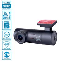 NuCam AW 1080P/60fps Full HD WiFi Dash Camera with G-Sensor&Mic(Class 10 Kingston 32gb MicroSD Card Included), 160°Wide Angle and 360°Rotatable