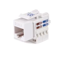 StarTech.com Cat6 Cable - Cat6 Keystone Jack - 110 Type Universal - White - Ethernet Network Cable (C6KEY110WH)