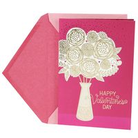 Hallmark Valentine's Day Card for Grandmother (Flowers in Vase)