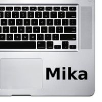 (2X) StickAny Palm Series Mika Sticker for MacBook Pro, Chromebook, and Laptops (Black)