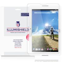 iLLumiShield Screen Protector Compatible with Acer Iconia One 10 (B3-A20)(2-Pack) Clear HD Shield Anti-Bubble and Anti-Fingerprint PET Film