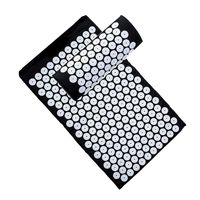 GoodKE Fitness Acupressure Mat Pillow Set Back Neck Pain Relieve Massage Yoga Pad Acupuncture