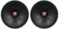 2 Rockville RVP18W8 2400w 18" Pro Subwoofers 8-Ohm Raw Sub Woofers 90 Oz Magnets