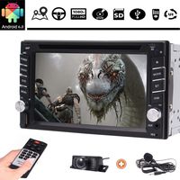 Eincar Android 6.0 Autoradio Head Unit Car Stereo Car GPS Navigation in dash Video with 6.2 inch screen 16GB ROM Support BT WIFI 3G 4G USB SD AUX DAB FM/AM RDS Radio(Free Camera and Extra MIC as gift)