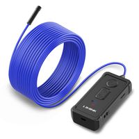 5MP Endoscope Camera, LIMINK 1944P HD WiFi Borescope Snake Camera with LED Lights, Wireless Waterproof Inspection Camera for iOS & Android Smartphone, Tablet (32.8ft)