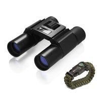 ELECLOVER 10x25 Portable High Definition Full Coated Optics with Blue Film Binoculars for Outdoor/Hunting/Bird Watching/Sightseeing/Concerts