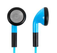 DURAGADGET Novelty LED Flashing Earphones - Stylish Vibrant 'Glow in The Dark' Neon Light-Up Rechargeable Earphones in Dazzling Blue - Suitable for FABTAB Q10.1/BTC Flame|D2D 7" Tablet