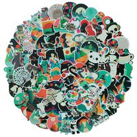 100PCS Cute Color Cartoon Animal Decal Stickers for Laptop and Water Bottles,Waterproof Durable Trendy Vinyl Laptop Decal Stickers Pack for Teens, Water Bottles, Computer, Travel Case (Animal World)