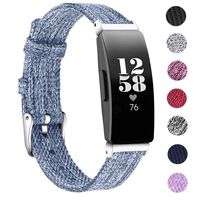 EZCO Bands Compatible with Fitbit Inspire HR & Inspire, Woven Fabric Breathable Watch Strap Quick Release Replacement Wristband Accessories Women Man Compatible with Inspire Smart Watch