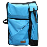 Artoop Water-Resistant Artist Portfolio Backpack Tote Bag for Art Storage and Traveling Size 26"x19" Blue Color