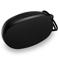 Bluetooth Speaker, LFS Portable Wireless Speakers with 10W Louder Stereo Sound & Rich Bass, 80ft Bluetooth Range, 12H Playtime - Support TF Card for Home, Sports, Travel, Outdoors (Black)